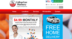 Desktop Screenshot of collegecarerx.com